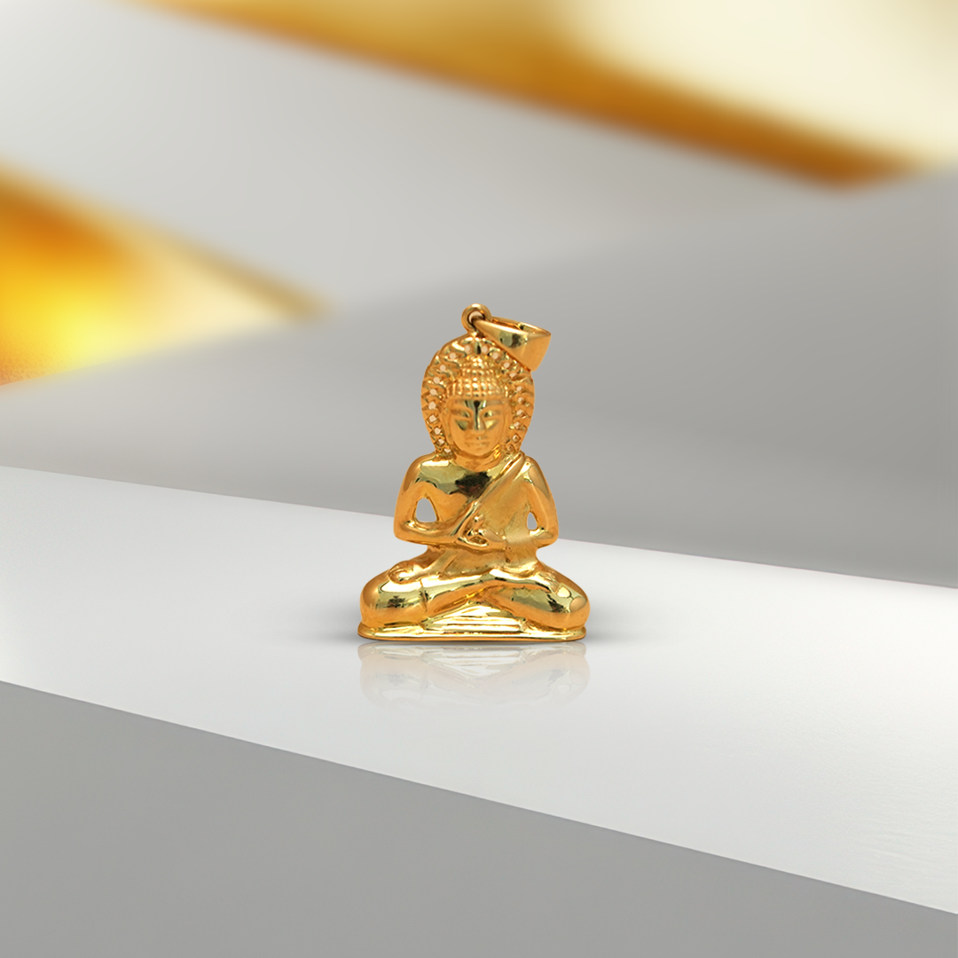 Gold Buddha pendant